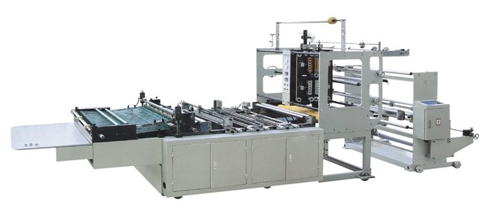 Machine for using plastic zippers and Zipper machine