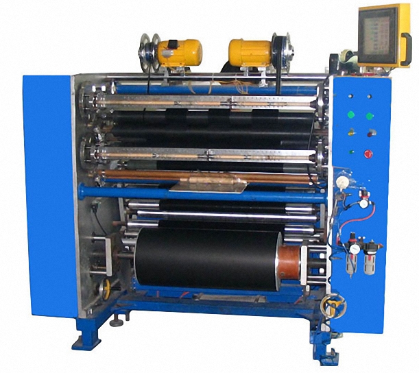 Thermal transfer ribbons slitting machine